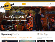 Tablet Screenshot of goldenlightcafe.com